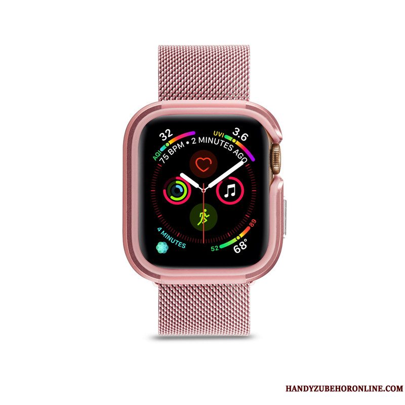 Etui Apple Watch Series 1 Kreativ Af Personlighed Rosa Guld, Cover Apple Watch Series 1 Beskyttelse Trend Ramme