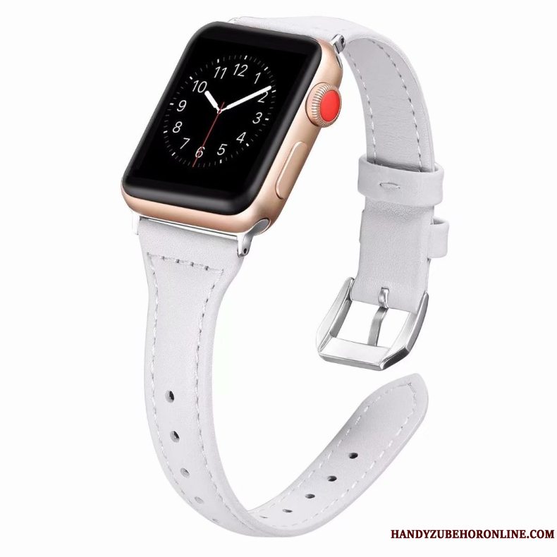 Etui Apple Watch Series 1 Læder Bøde Lyserød, Cover Apple Watch Series 1