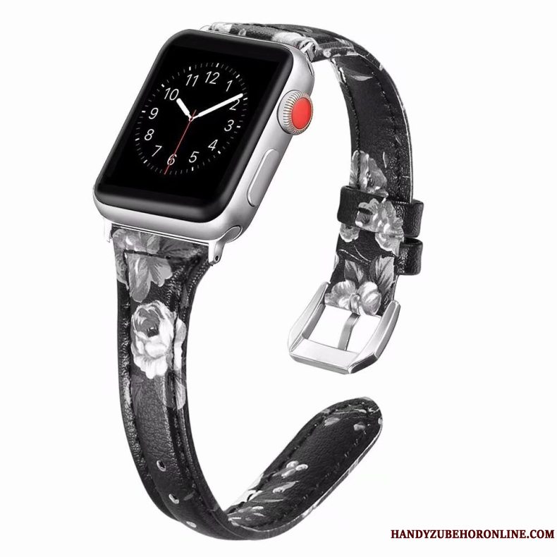 Etui Apple Watch Series 1 Læder Bøde Lyserød, Cover Apple Watch Series 1