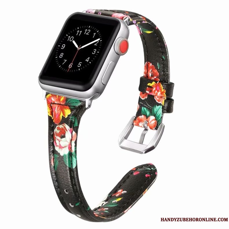 Etui Apple Watch Series 1 Læder Bøde Lyserød, Cover Apple Watch Series 1