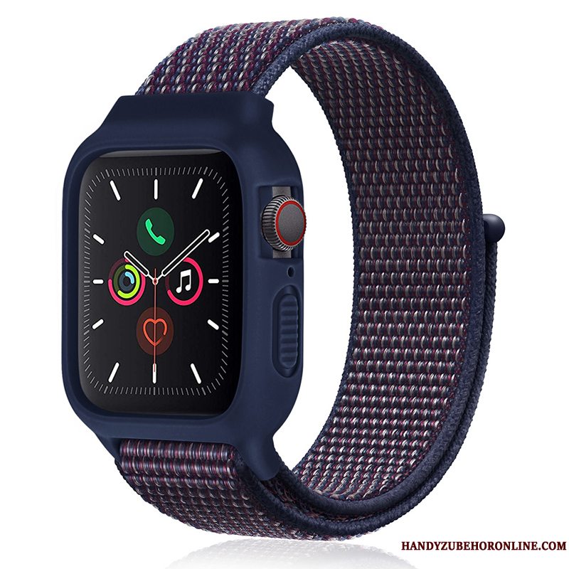 Etui Apple Watch Series 1 Silikone Ny Trend, Cover Apple Watch Series 1 Blå Nylon