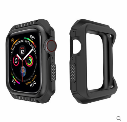 Etui Apple Watch Series 1 Silikone Ramme Anti-fald, Cover Apple Watch Series 1 Beskyttelse Blå