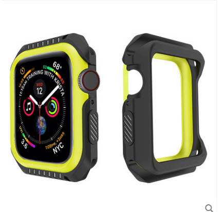 Etui Apple Watch Series 1 Silikone Ramme Anti-fald, Cover Apple Watch Series 1 Beskyttelse Blå