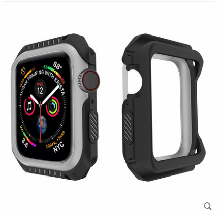 Etui Apple Watch Series 1 Silikone Ramme Anti-fald, Cover Apple Watch Series 1 Beskyttelse Blå