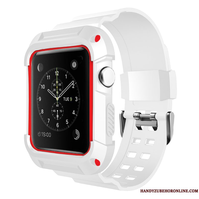 Etui Apple Watch Series 1 Silikone Sport Trend, Cover Apple Watch Series 1 Beskyttelse Af Personlighed Blå