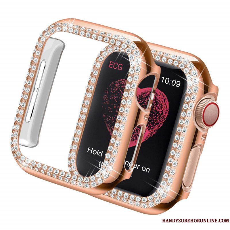 Etui Apple Watch Series 1 Strass Belægning Hård, Cover Apple Watch Series 1 Strass Guld Trend