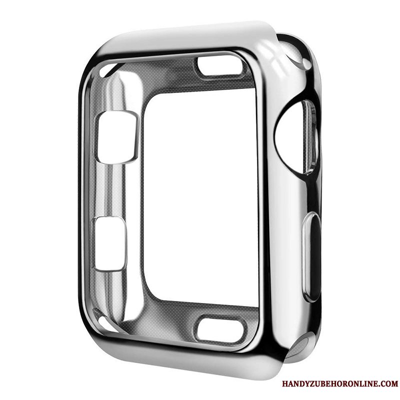 Etui Apple Watch Series 2 Blød Gennemsigtig Tynd, Cover Apple Watch Series 2 Beskyttelse Guld Belægning