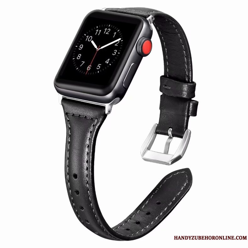 Etui Apple Watch Series 2 Læder Bøde Lyserød, Cover Apple Watch Series 2
