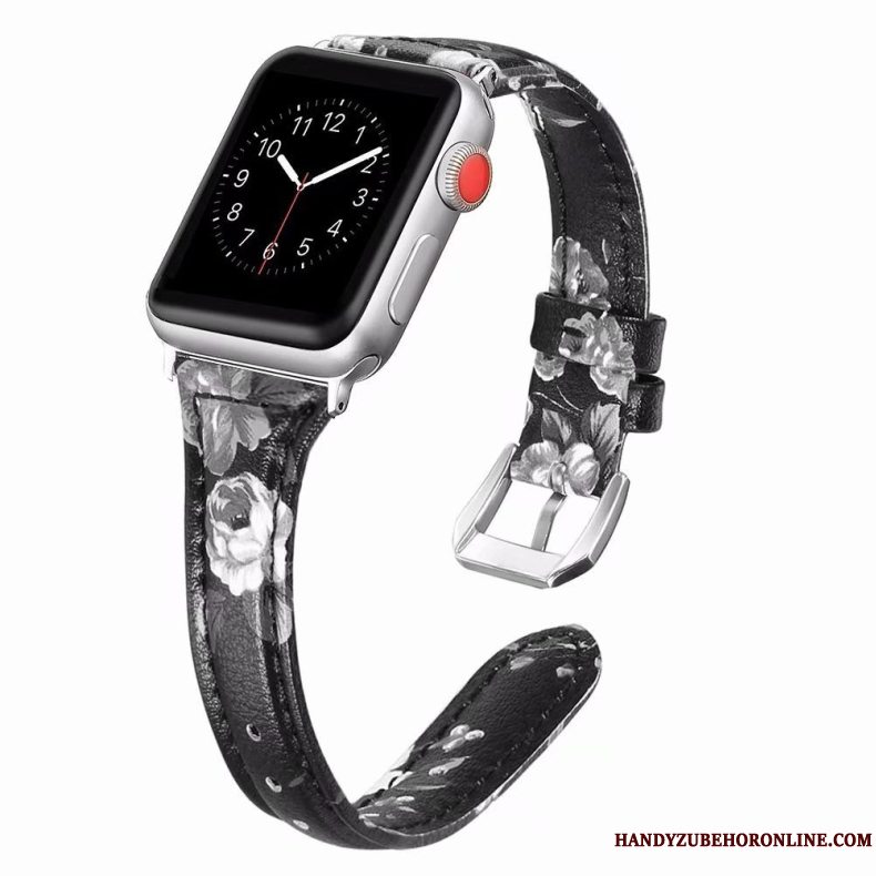 Etui Apple Watch Series 2 Læder Bøde Lyserød, Cover Apple Watch Series 2