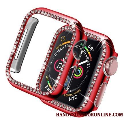 Etui Apple Watch Series 2 Tasker Pulver Tilbehør, Cover Apple Watch Series 2 Strass Rose Ramme