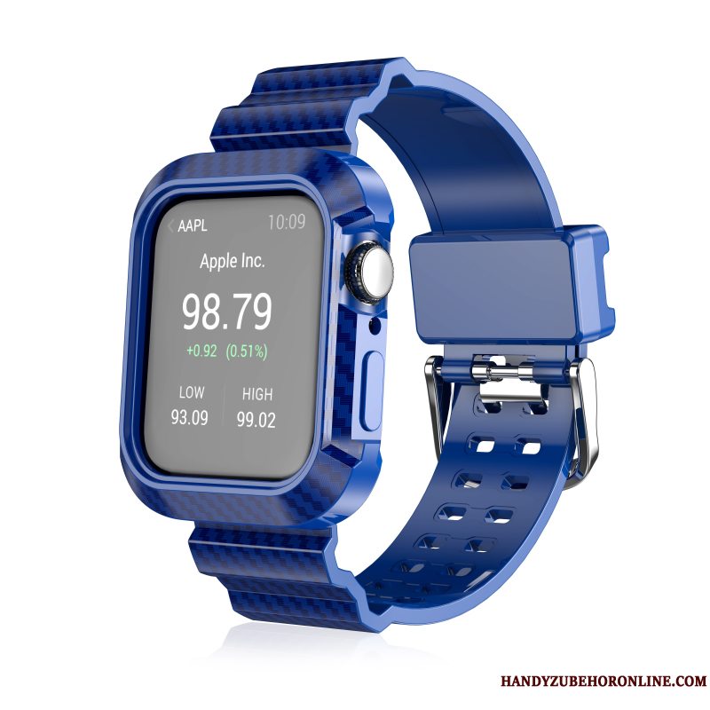 Etui Apple Watch Series 3 Beskyttelse Fiber Blå, Cover Apple Watch Series 3