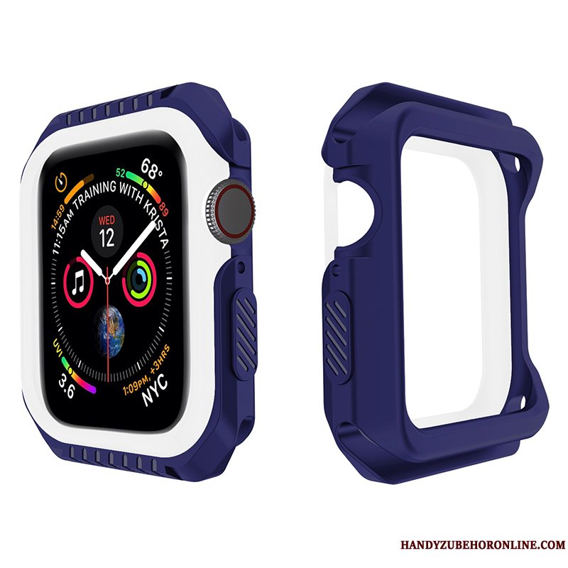 Etui Apple Watch Series 3 Silikone Anti-fald Lilla, Cover Apple Watch Series 3 Blød