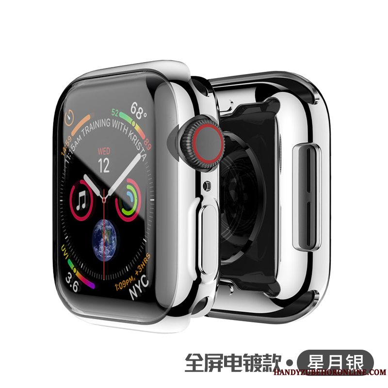 Etui Apple Watch Series 3 Silikone Belægning Lyserød, Cover Apple Watch Series 3 Tasker Tynd