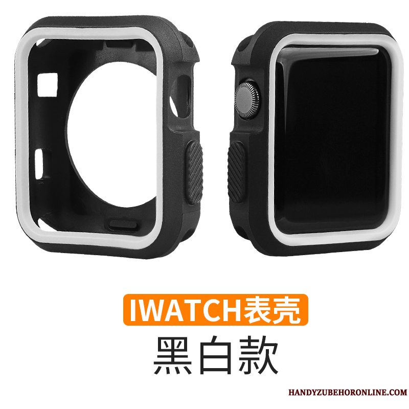 Etui Apple Watch Series 3 Silikone Hærdning Trend, Cover Apple Watch Series 3 Tasker Tynd Grå
