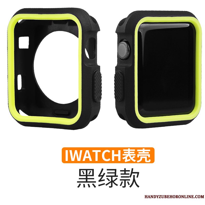 Etui Apple Watch Series 3 Silikone Hærdning Trend, Cover Apple Watch Series 3 Tasker Tynd Grå