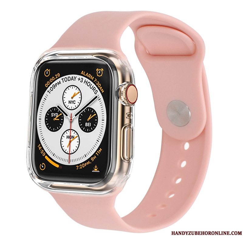 Etui Apple Watch Series 3 Silikone Sort Bicolored, Cover Apple Watch Series 3 Beskyttelse Sport