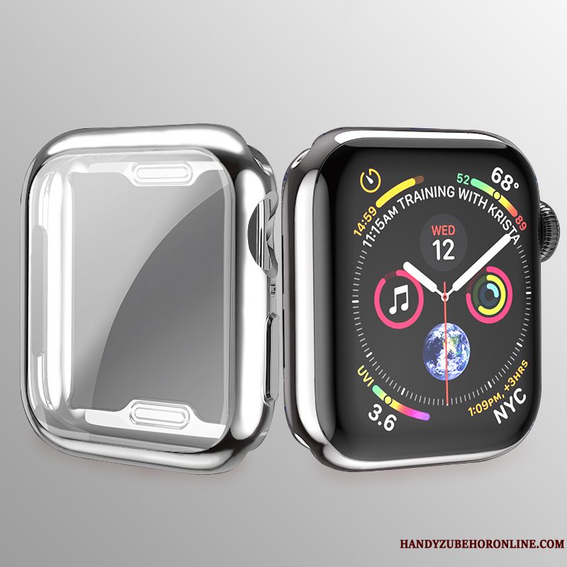 Etui Apple Watch Series 3 Tasker Tynd Skærmbeskyttelse, Cover Apple Watch Series 3 Beskyttelse Sølv Belægning