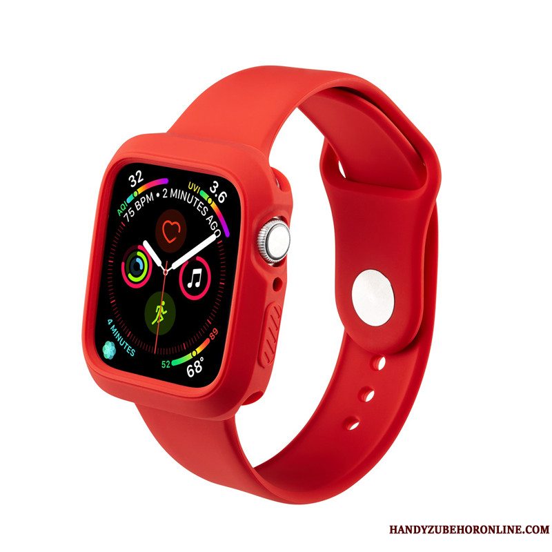 Etui Apple Watch Series 4 Beskyttelse Af Personlighed Sport, Cover Apple Watch Series 4 Tasker Trend Rød