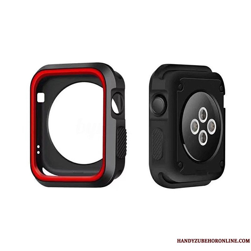 Etui Apple Watch Series 4 Beskyttelse Anti-fald Grøn, Cover Apple Watch Series 4 Blød Ramme Tilbehør