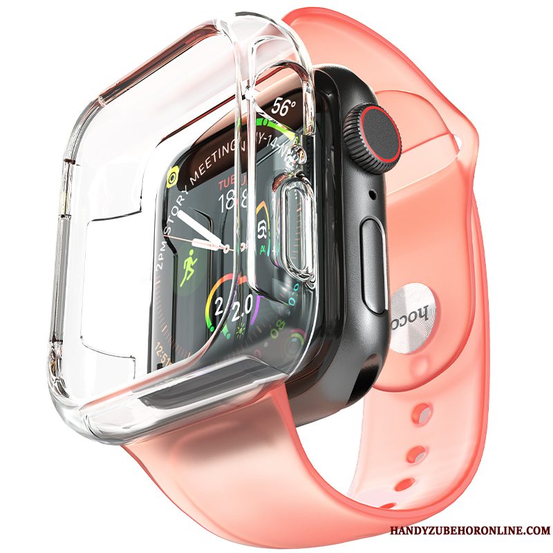 Etui Apple Watch Series 4 Beskyttelse Tilbehør Blå, Cover Apple Watch Series 4 Silikone Trend Belægning