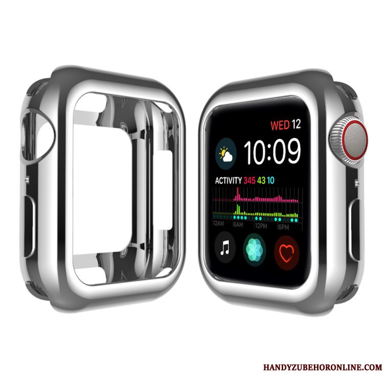 Etui Apple Watch Series 4 Blød Belægning Lyserød, Cover Apple Watch Series 4 Tasker Pu