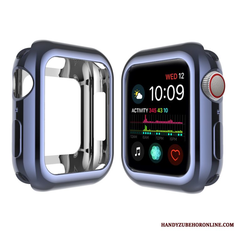 Etui Apple Watch Series 4 Blød Belægning Lyserød, Cover Apple Watch Series 4 Tasker Pu