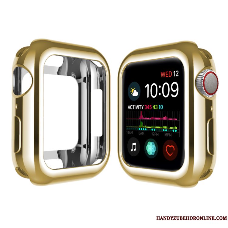 Etui Apple Watch Series 4 Blød Belægning Lyserød, Cover Apple Watch Series 4 Tasker Pu