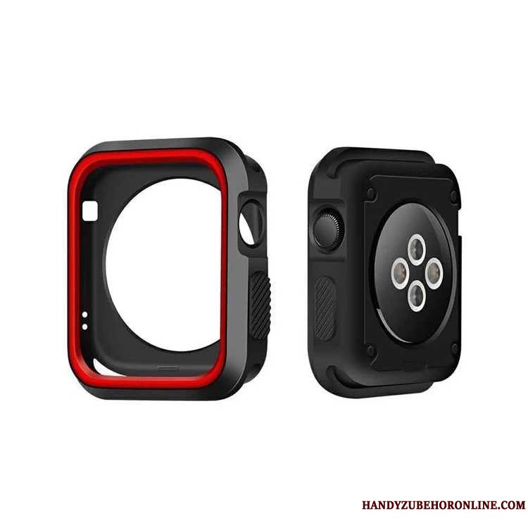 Etui Apple Watch Series 4 Blød Sort, Cover Apple Watch Series 4