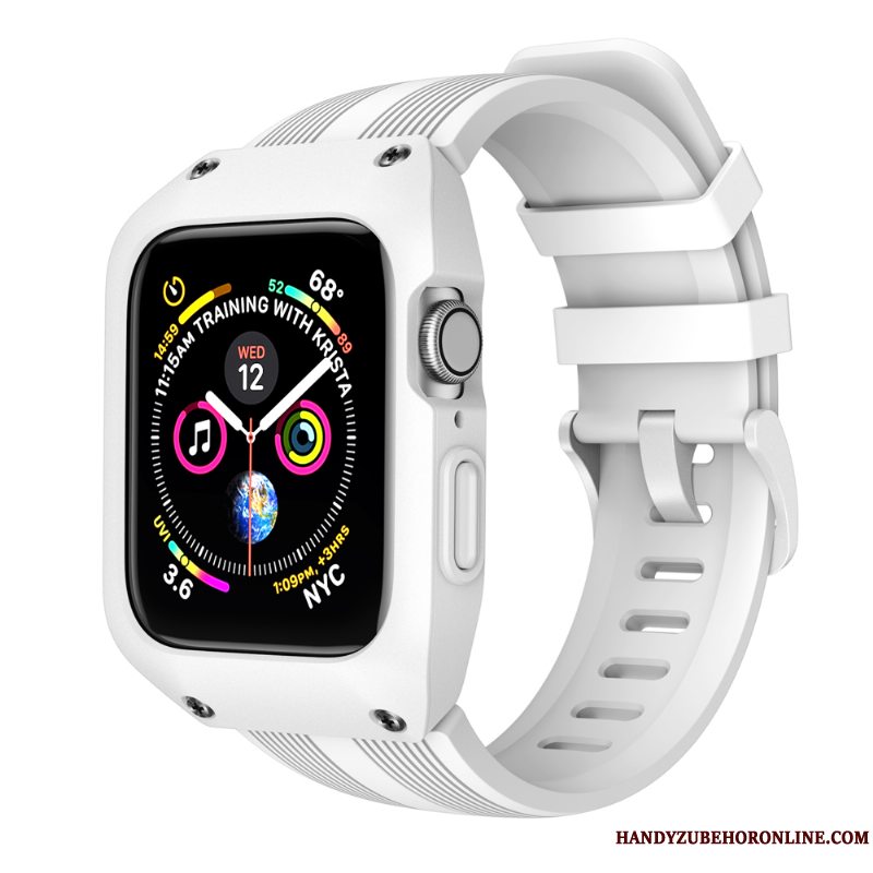 Etui Apple Watch Series 4 Kreativ Sport Grøn, Cover Apple Watch Series 4 Beskyttelse Anti-fald