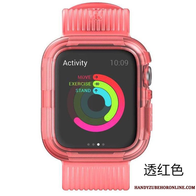 Etui Apple Watch Series 4 Silikone Grå Armour, Cover Apple Watch Series 4 Beskyttelse Anti-fald Sport