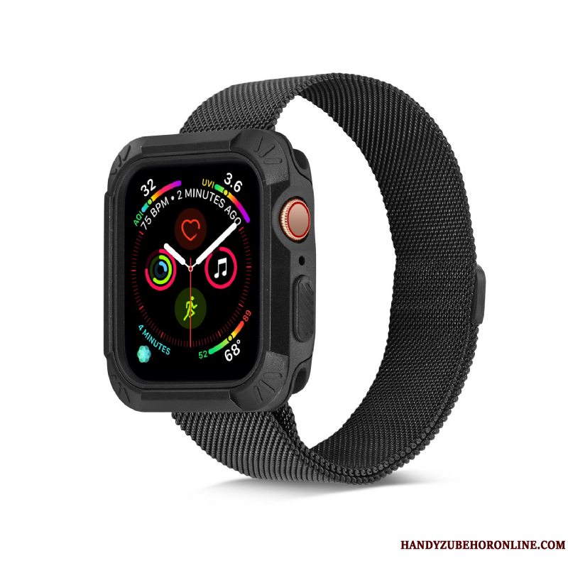 Etui Apple Watch Series 4 Tasker Belægning Tilbehør, Cover Apple Watch Series 4 Silikone Hvid Hver Dag