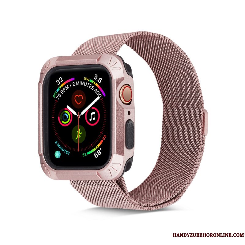 Etui Apple Watch Series 4 Tasker Belægning Tilbehør, Cover Apple Watch Series 4 Silikone Hvid Hver Dag