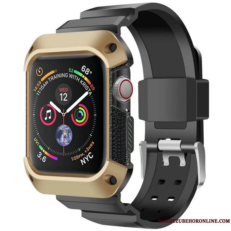 Etui Apple Watch Series 5 Beskyttelse Sport Anti-fald, Cover Apple Watch Series 5 Armour Blå