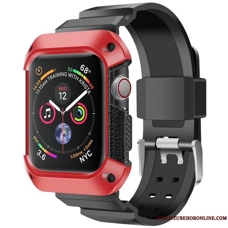 Etui Apple Watch Series 5 Beskyttelse Sport Anti-fald, Cover Apple Watch Series 5 Armour Blå