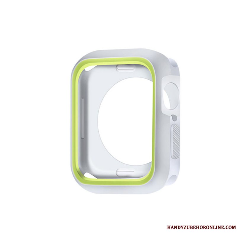 Etui Apple Watch Series 5 Blød Blå, Cover Apple Watch Series 5 Silikone