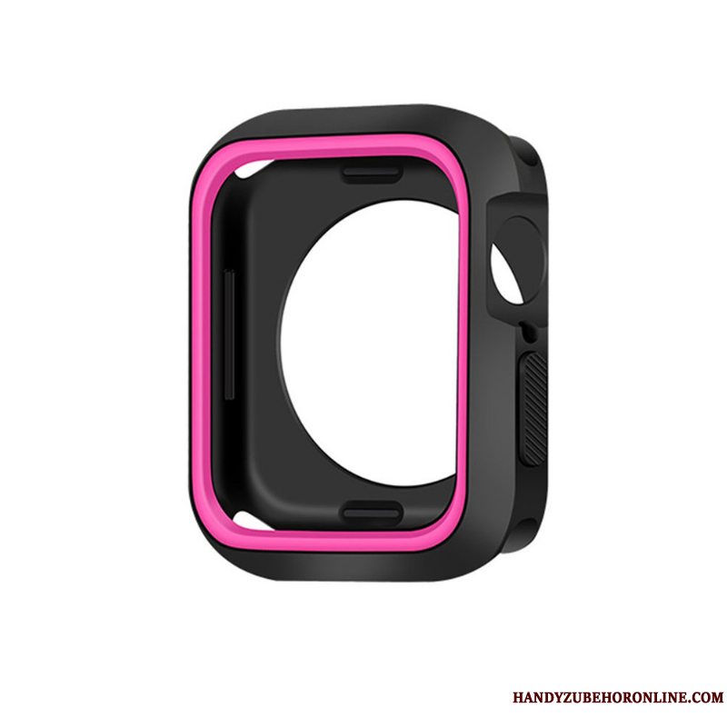 Etui Apple Watch Series 5 Blød Blå, Cover Apple Watch Series 5 Silikone