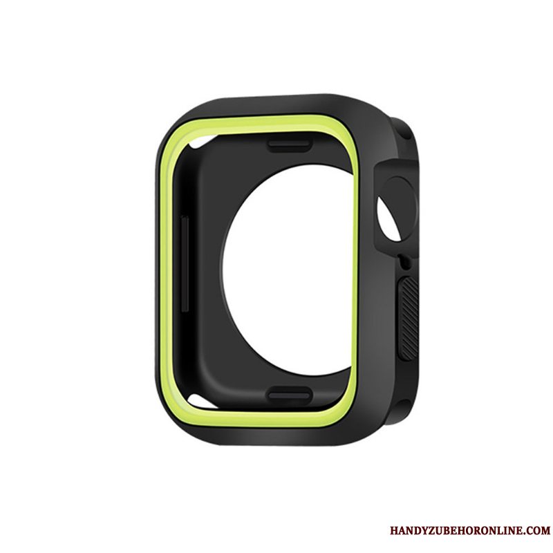 Etui Apple Watch Series 5 Blød Blå, Cover Apple Watch Series 5 Silikone