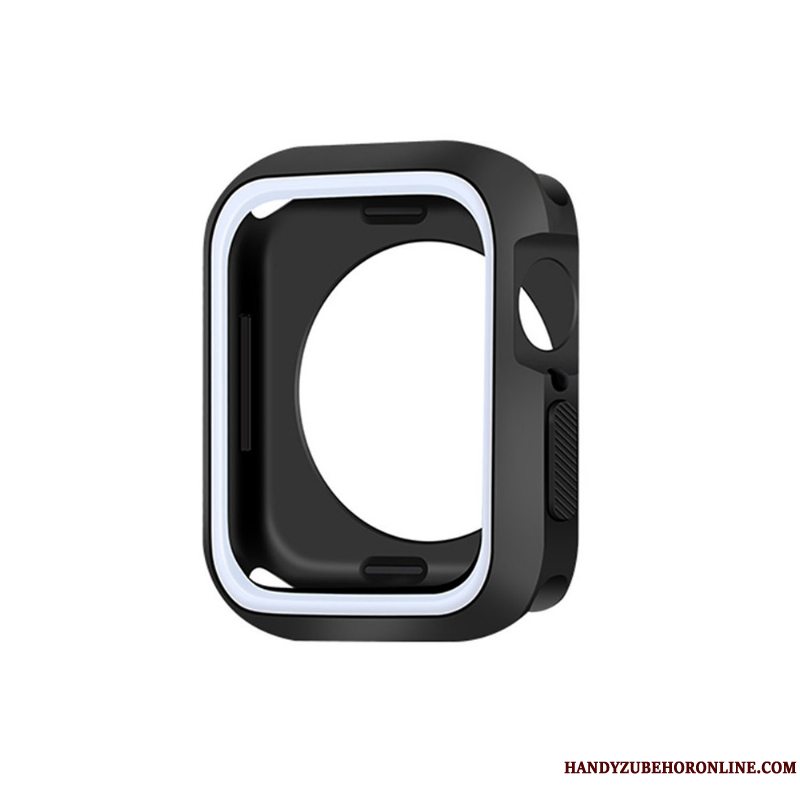 Etui Apple Watch Series 5 Blød Blå, Cover Apple Watch Series 5 Silikone