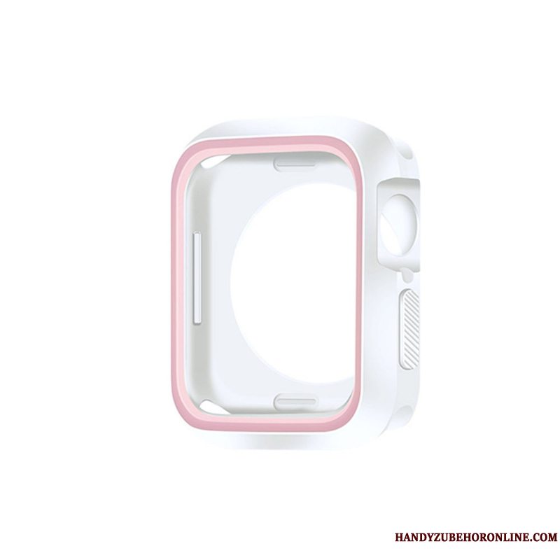 Etui Apple Watch Series 5 Blød Blå, Cover Apple Watch Series 5 Silikone