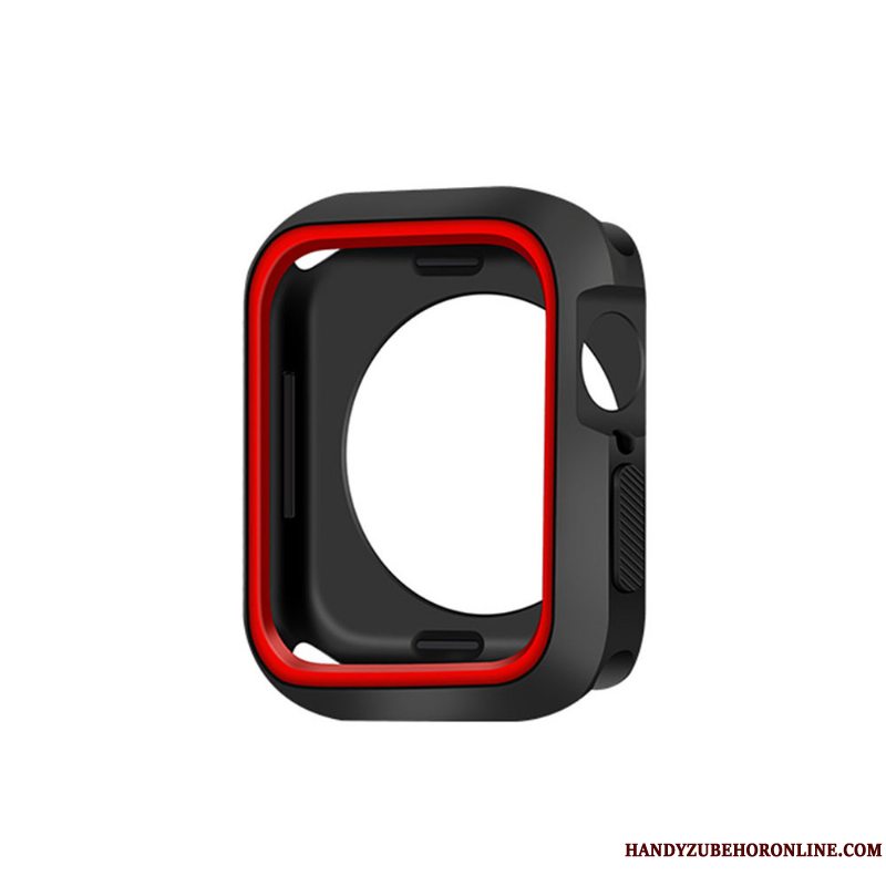 Etui Apple Watch Series 5 Blød Blå, Cover Apple Watch Series 5 Silikone