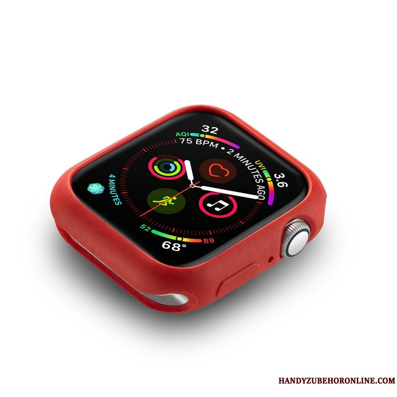 Etui Apple Watch Series 5 Blød Trend Dragon, Cover Apple Watch Series 5 Beskyttelse Lyserød Nubuck