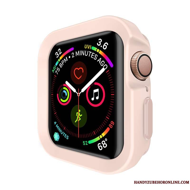 Etui Apple Watch Series 5 Tasker Let Tynd Ny, Cover Apple Watch Series 5 Beskyttelse Lyserød Net Red