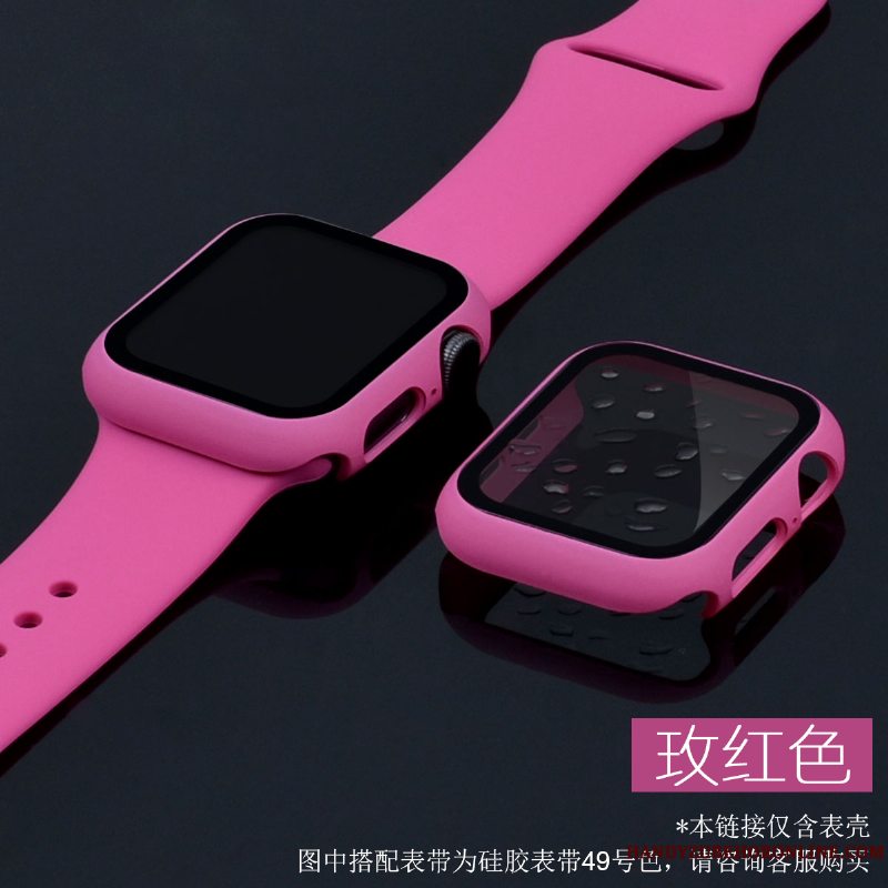 Etui Apple Watch Series 5 Tasker Tynd Hærdning, Cover Apple Watch Series 5 Beskyttelse Hård Skærmbeskyttelse