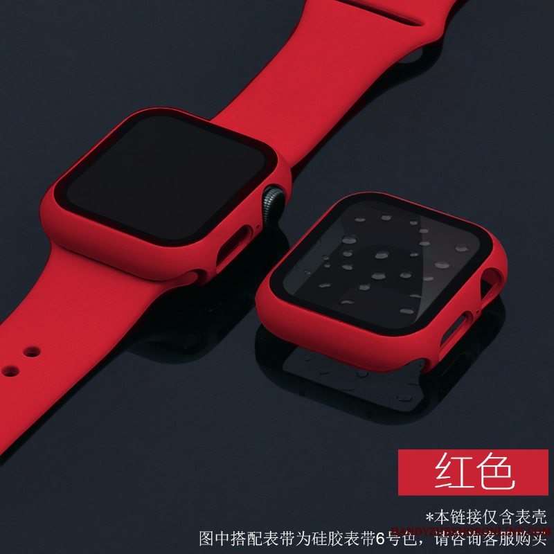 Etui Apple Watch Series 5 Tasker Tynd Hærdning, Cover Apple Watch Series 5 Beskyttelse Hård Skærmbeskyttelse