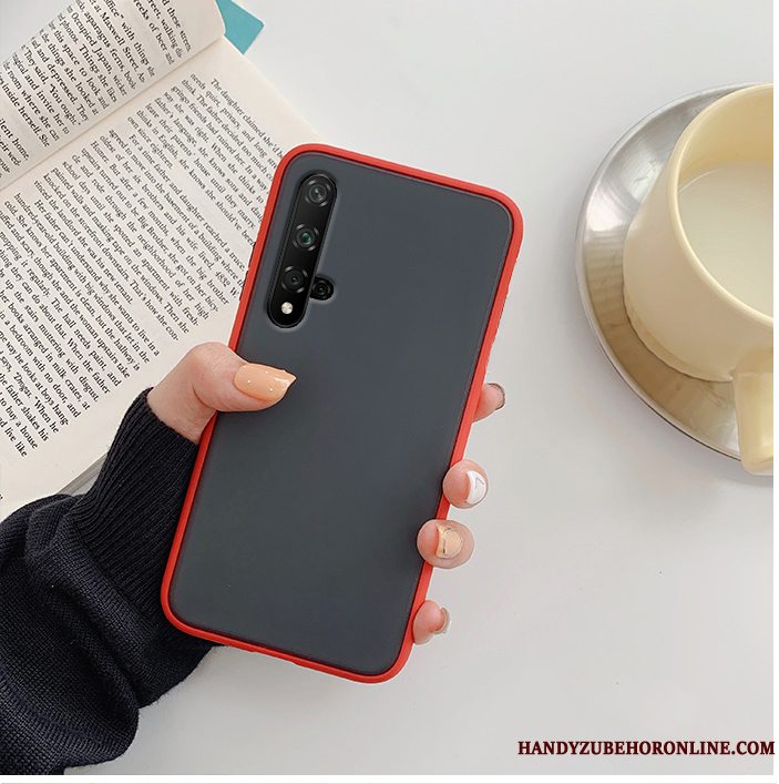 Etui Honor 20 Nubuck Grøn, Cover Honor 20 Vind Telefon