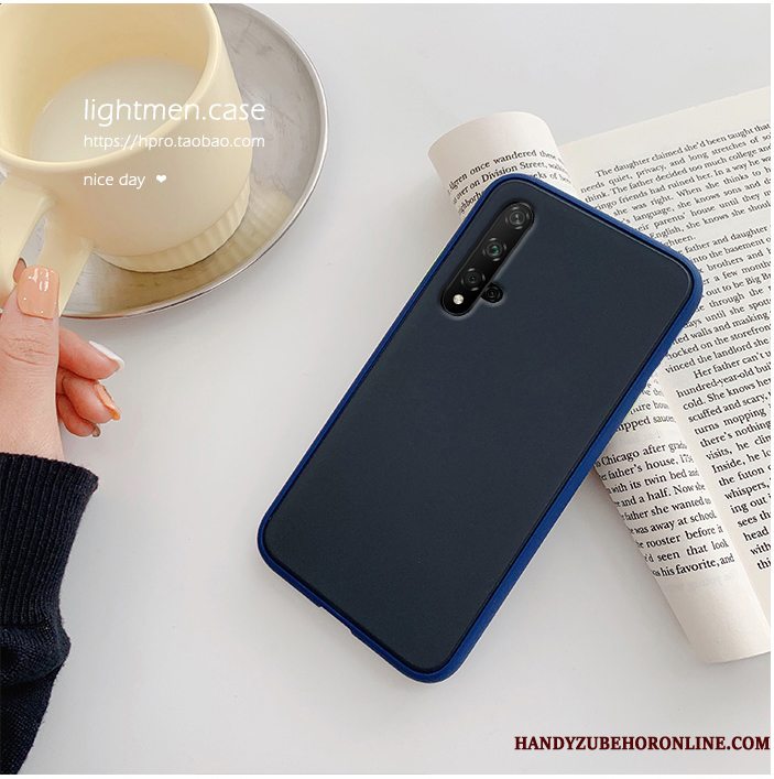 Etui Honor 20 Nubuck Grøn, Cover Honor 20 Vind Telefon