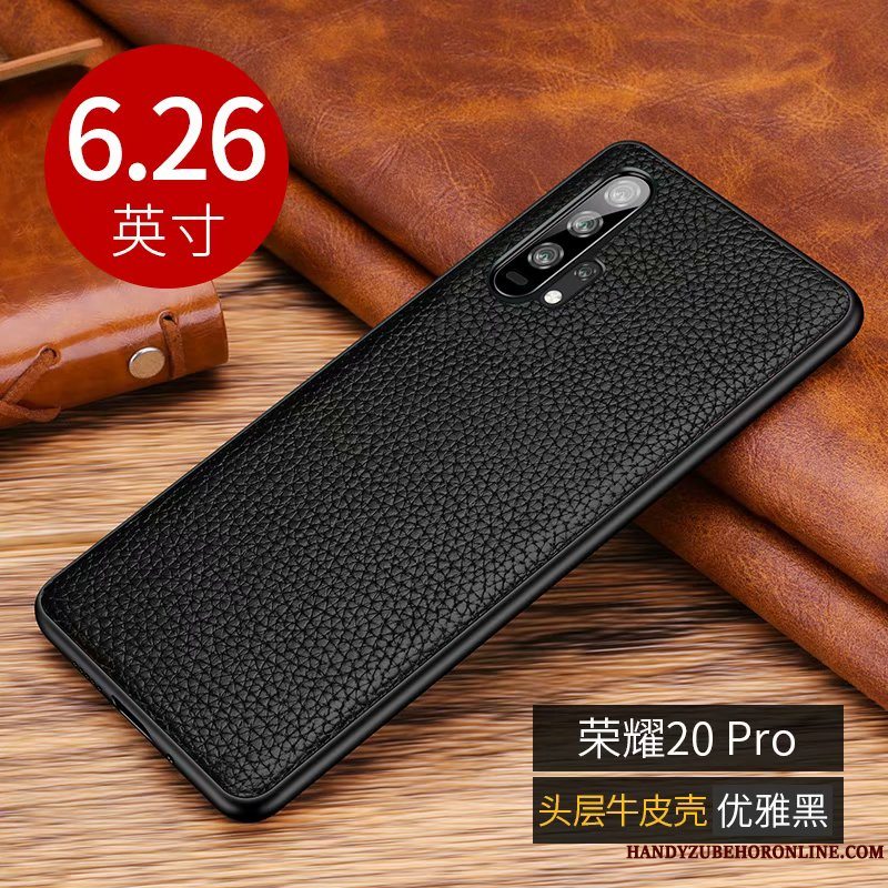 Etui Honor 20 Pro Beskyttelse Business Telefon, Cover Honor 20 Pro Læder Anti-fald Ny