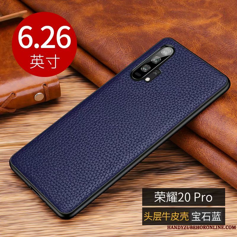 Etui Honor 20 Pro Beskyttelse Business Telefon, Cover Honor 20 Pro Læder Anti-fald Ny