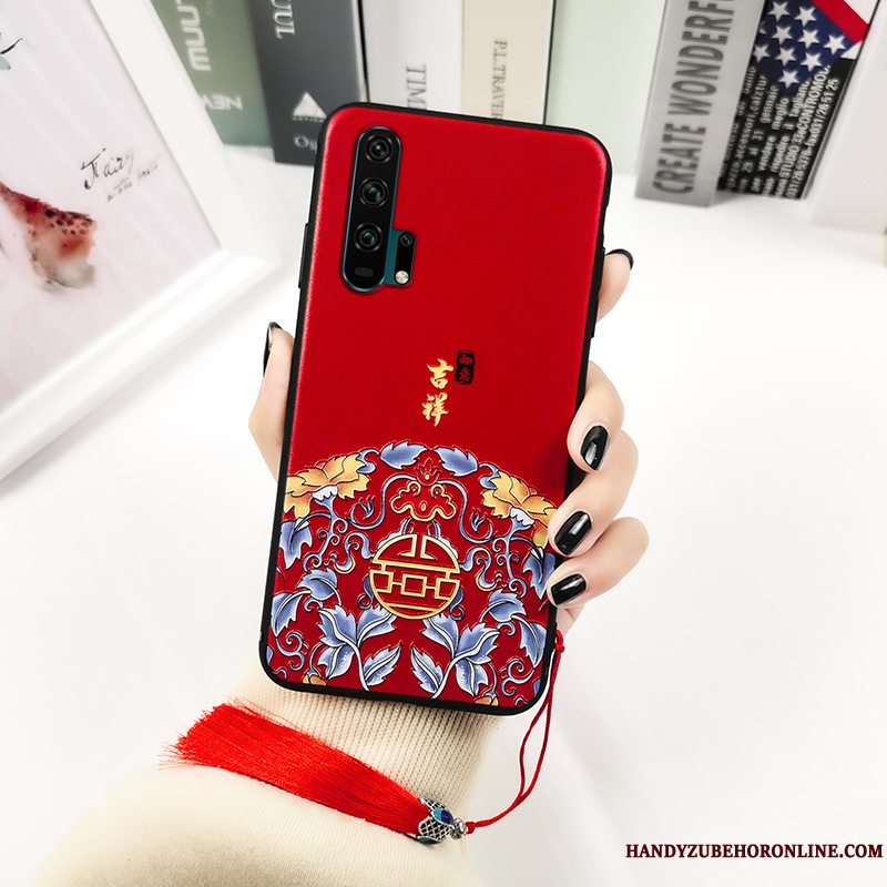 Etui Honor 20 Pro Blød Telefonsort, Cover Honor 20 Pro Tasker Ungdom Af Personlighed