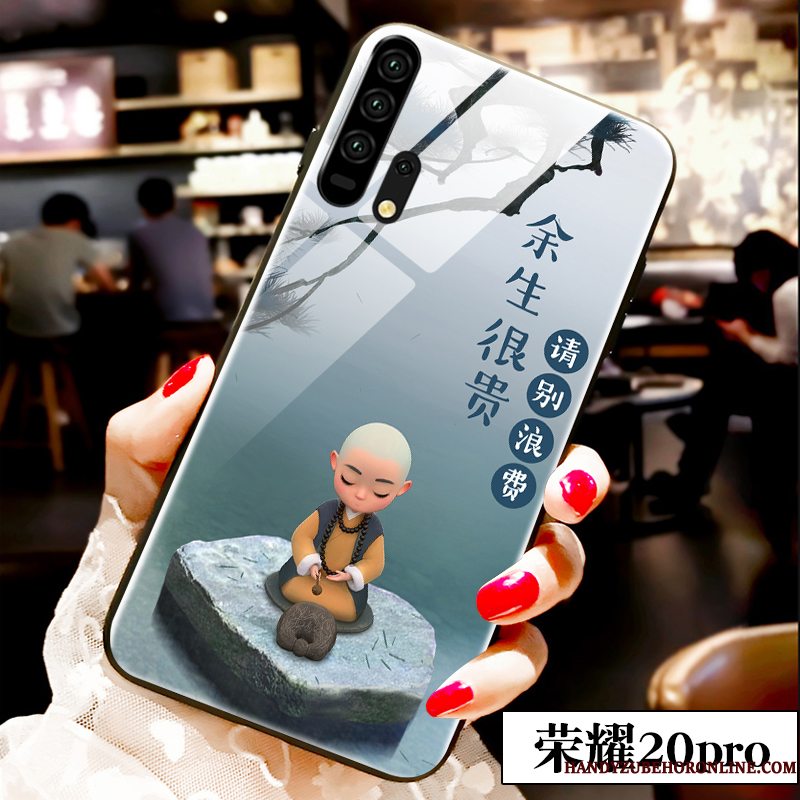 Etui Honor 20 Pro Cartoon Lille Sektion Telefon, Cover Honor 20 Pro Glas Smuk